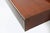 Brown Mid-Century Wall-Mounted Console in Wood with Brass Details, Italy, 1960s For Sale - Image 8 of 11