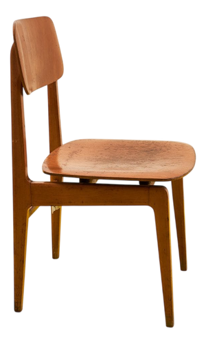 Vintage Wooden Chair with Design