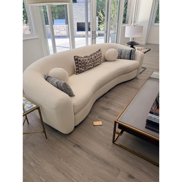 Modern Restoration Hardware Sofa For Sale - Image 3 of 3