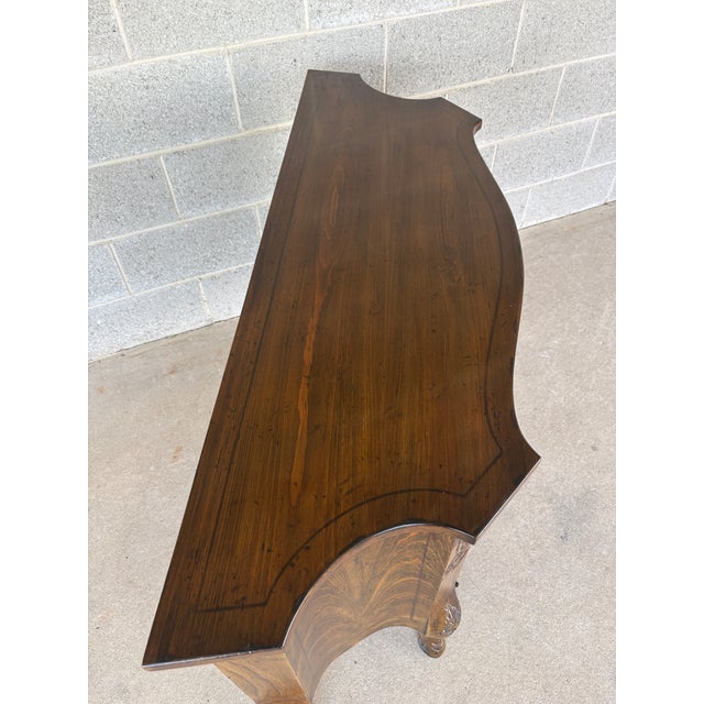 Mid 20th Century Heritage Henredon Louie XV Style French Country Hoof Foot Console Cabinet For Sale - Image 5 of 13
