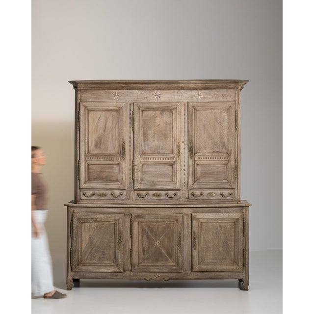 Mid 19th Century French Provincial Brown Wood China & Display Cabinets For Sale - Image 10 of 14