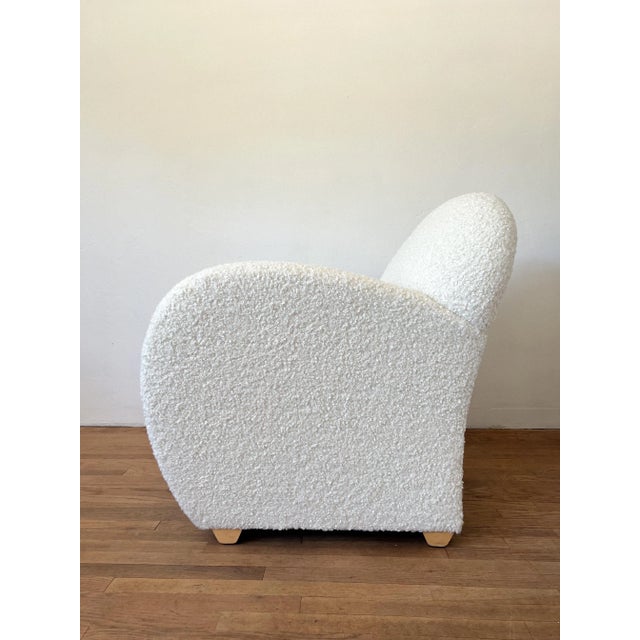 Textile 1980s Postmodern Lounge Chair by Loewenstein For Sale - Image 7 of 12