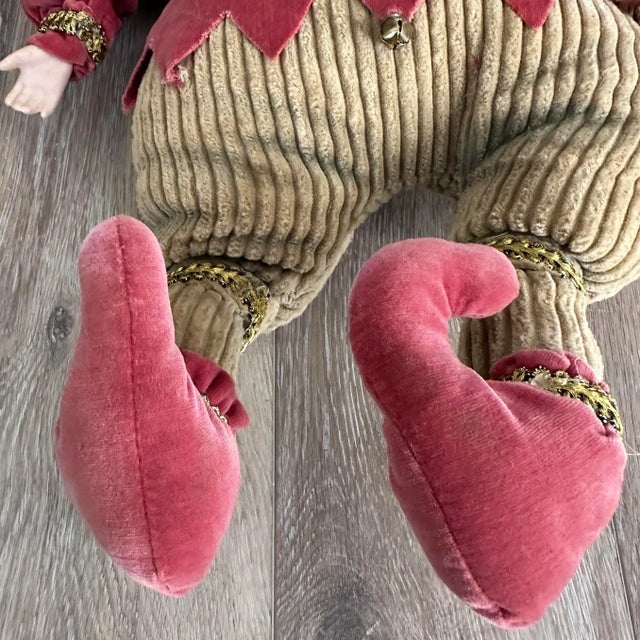 Ceramic Vintage 1900s Jester Joker Santa, Made in Taiwan For Sale - Image 7 of 9