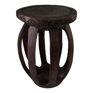 African Baga Large Stool Guinea-Bissau For Sale