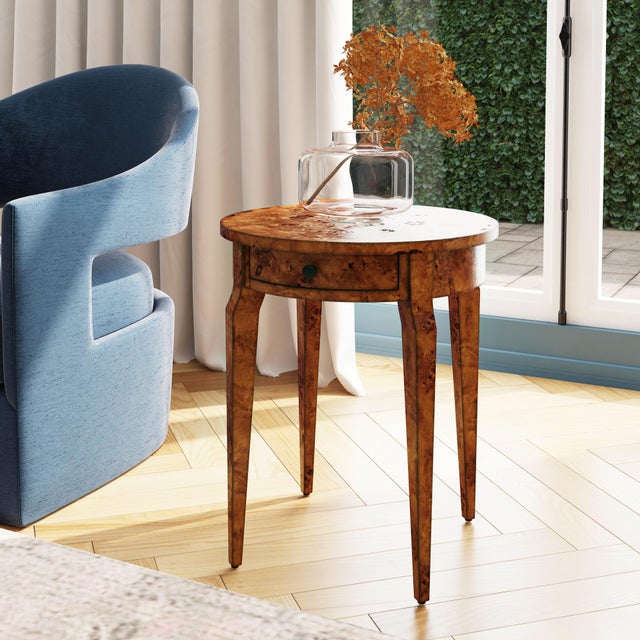 Graceful and timeless, the Butler Specialty Company Archer Side Table showcases the distinctive beauty of burl wood,...