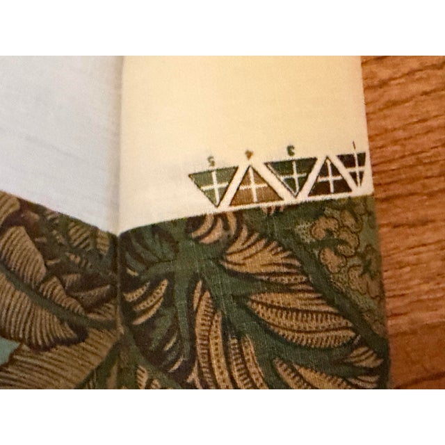 Green Schumacher Fabric 171112 | Coconut Grove, Spruce - Schumacher Fabric 3 Yards For Sale - Image 8 of 8