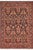 Art Nouveau Inspired 1990's Pak-Persian Blue/Rust Wool Rug - 6'0'' X 9'1'' For Sale - Image 9 of 9