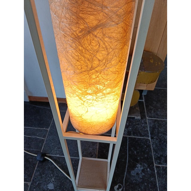 Vintage Glass Fibre Floor Lamp, 1960s For Sale - Image 11 of 12