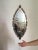 Mid-Century Modern Italian Bronze Wall Mirror, 1950s For Sale - Image 3 of 11