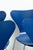 Blue Series 7 Chairs by Arne Jacobsen for Fritz Hansen, 1950s, Set of 8 For Sale - Image 8 of 12