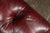 Vintage Tufted Leather Chesterfield Sofa in Burgundy For Sale - Image 10 of 11