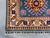Blue and Pink Kazak-Style Wool Runner Rug With Geometric Medallions, 2'7" X 9'7" For Sale - Image 10 of 16