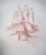 Pair of Italian Murano Wall Lights Mazzega – 10 Pink Lattimo Glass Petals For Sale - Image 9 of 12