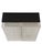 Mid 20th Century Modernist Original Flush-Mount Chandelier in Frosted Art Glass & Black Metal For Sale - Image 10 of 16