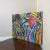 1970s Vintage Bold Colorful Expressionist Abstract Figurative Painting on Canvas For Sale In Atlanta - Image 6 of 10