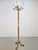 Regency Barley Twist Standing Coat Rack with Brass Lion Heads, France, 1950s For Sale - Image 4 of 10