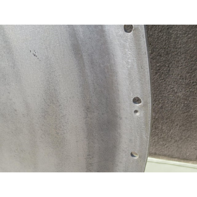 Late 20th Century Sculpture Aluminum Disk 40" For Sale - Image 5 of 12