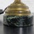 Early to Mid-20th Century Neoclassical Table Lamp Brass and Marble Urn Shaped Base Black Tapered Shade For Sale - Image 10 of 18