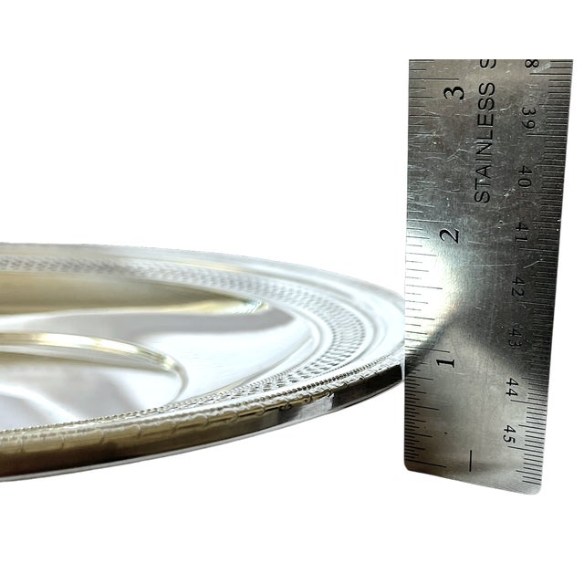 1950s Cartier Sterling Silver Pierced Gallery Tray For Sale - Image 12 of 12