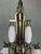 Art Deco Chandelier in Opaline and Brass, 1930s For Sale - Image 14 of 18