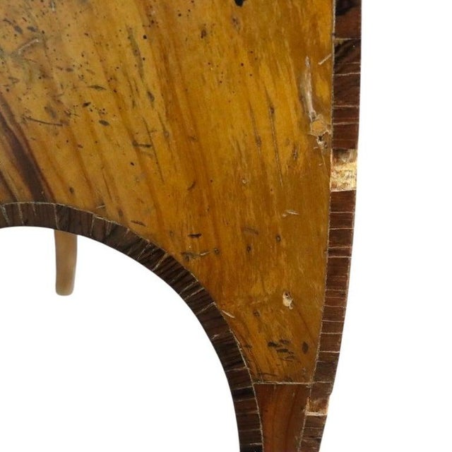 Italian Olivewood & Ormolu 2-Drawer Bombe Commode C1910 For Sale - Image 14 of 16