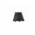 English 14" Scalloped Lamp Shade in Black Seagrass For Sale - Image 3 of 3