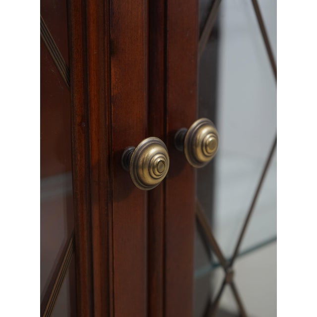 Lexington Nautica Collection Cherry Display Cabinet For Sale - Image 10 of 18