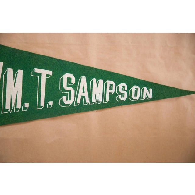 Children's Vintage WM Sampson Guantanamo Bay Felt Flag For Sale - Image 3 of 4
