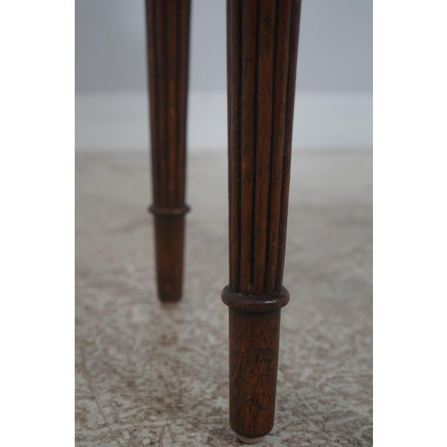 Maitland Smith Leather Top Mahogany Occasional Faux Book Table For Sale - Image 12 of 18