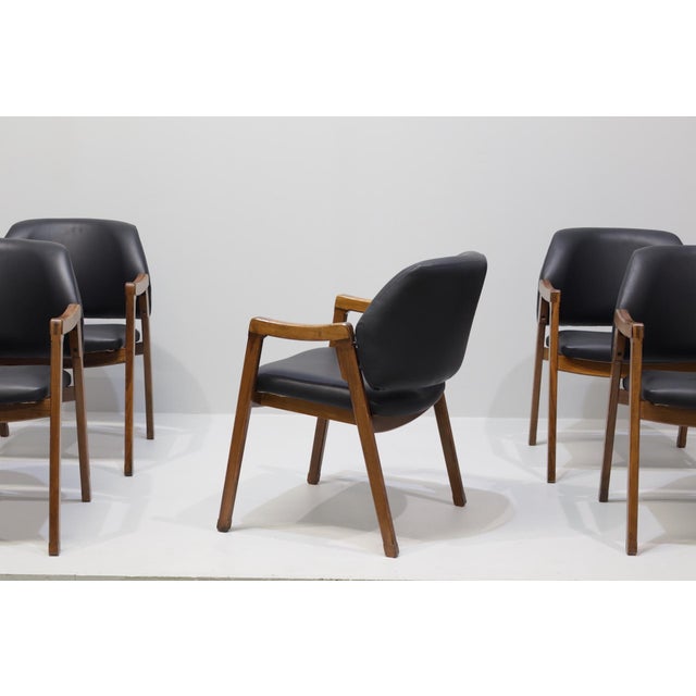 Armchairs by Ico Parisi for Fratelli Reguitti, Italy, 1959, Set of 6 For Sale - Image 11 of 18