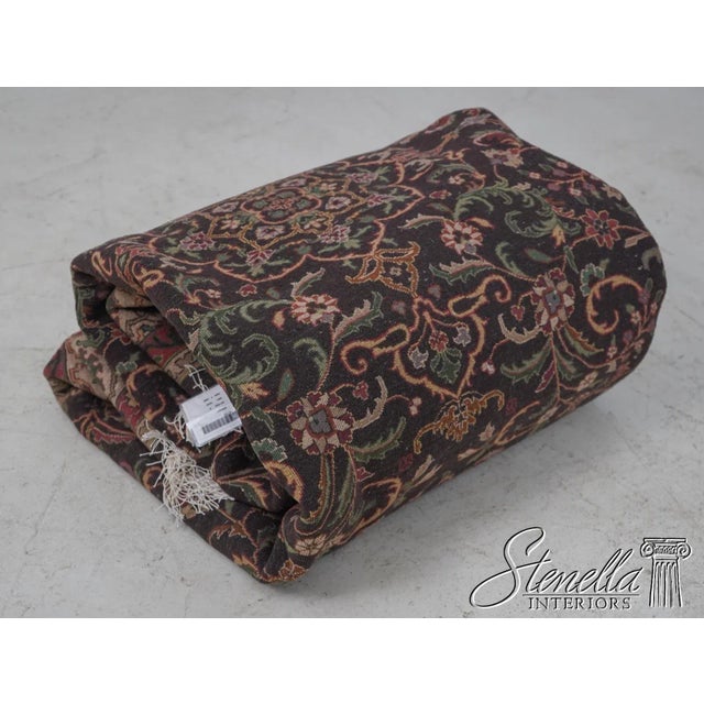 Brown 1980s Obeetee6x9 Hand Woven Wool Area Rug For Sale - Image 8 of 10