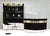 Hollywood Regency Bar in Black Suede, Brass and Chrome, 1970s For Sale - Image 4 of 18