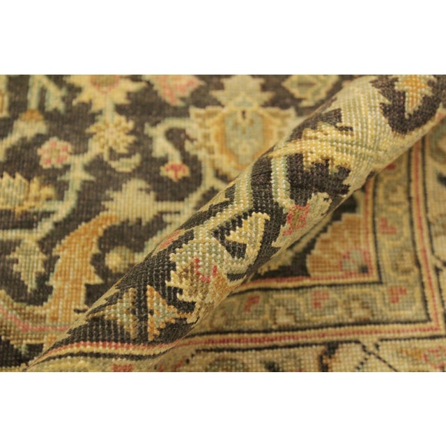 Textile Boho Chic Lavastone Charcoal/Beige Wool Rug - 4'0'' X 5'8'' For Sale - Image 7 of 10