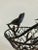 Black Vintage Wrought Iron Bird & Branch Basket For Sale - Image 8 of 8