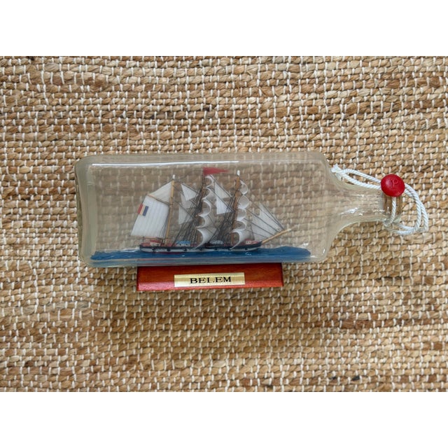 Vintage Ship in a Bottle For Sale - Image 10 of 10