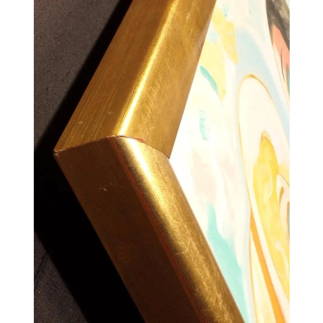 1980s 1980s Earl Linderman "Will You Be Mine?" Original Oil Painting on Canvas, Framed For Sale - Image 5 of 7