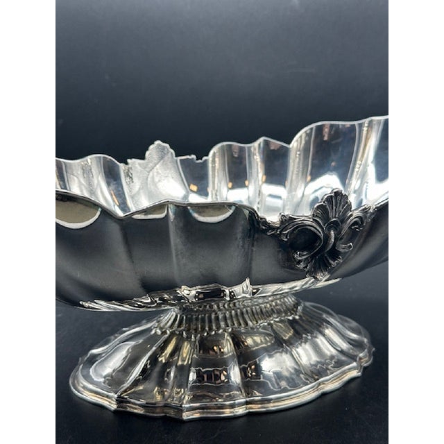 Baroque Style Centerpiece in 800 Silver, Italy, 1950s For Sale - Image 14 of 16