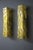 Golden Square Murano Glass Sconces in the style of Mazzega, 1980s, Set of 2 For Sale - Image 13 of 16