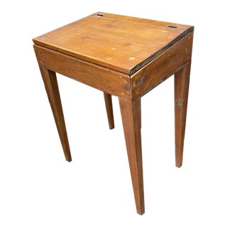 Antique Primitive Style Teaching Desk For Sale