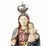 Baroque Indo-Portuguese Sculpture of Our Lady with the Boy Jesus, 17th Century, Set of 2 For Sale - Image 3 of 6