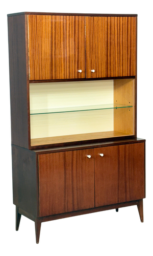 Mid-Century Modern Display Cabinet in Mahogany