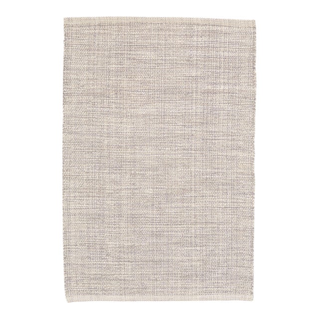 Dash & Albert by Annie Selke Marled Grey Woven Cotton Rug, 8' 6" x 11' 6" For Sale