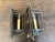 1980s Caged Metal Exterior Sconces - A Pair For Sale - Image 4 of 5