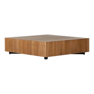 Four Hands Hudson Large Square Coffee Table, Natural