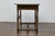 Brown 19th Century English Bobbin Leg Oak Side Table with Drawer and H Form Stretcher For Sale - Image 8 of 12