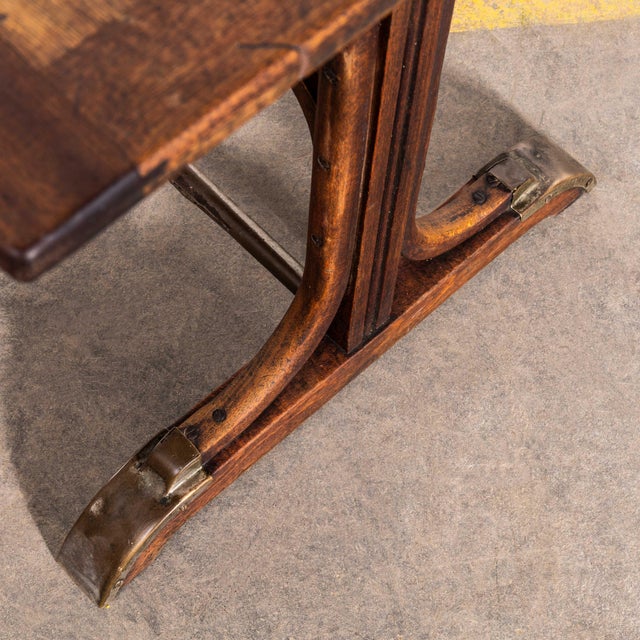 Vintage French Bistro Café Table from Bentwood, 1940s For Sale - Image 9 of 10