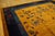 1920s Yellow Field Open Field Medallion Antique Art Deco Chinese Rug For Sale - Image 4 of 11