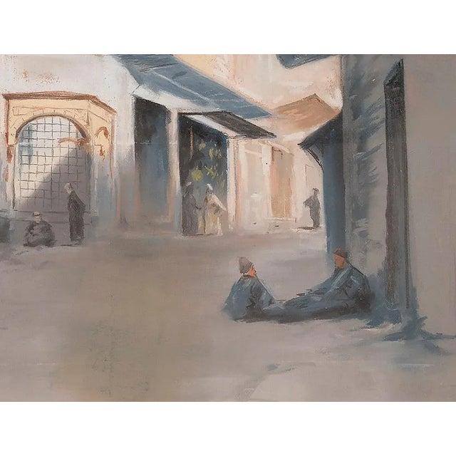 Mosque in Constantinople is an original artwork realized in the mid-20th century, and attributed to Gustavo Francalancia....