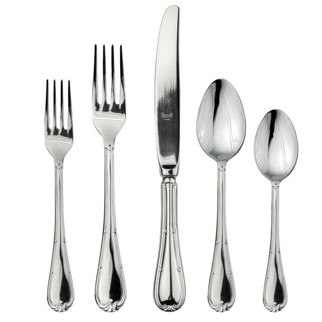 Contemporary Mepra Raffaello 20-Piece Flatware Set For Sale - Image 3 of 3