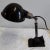 Metal Antique Art Deco Adjustable Desk Lamp in Black Painted Metal With Clamp Foot, 1920s For Sale - Image 7 of 9